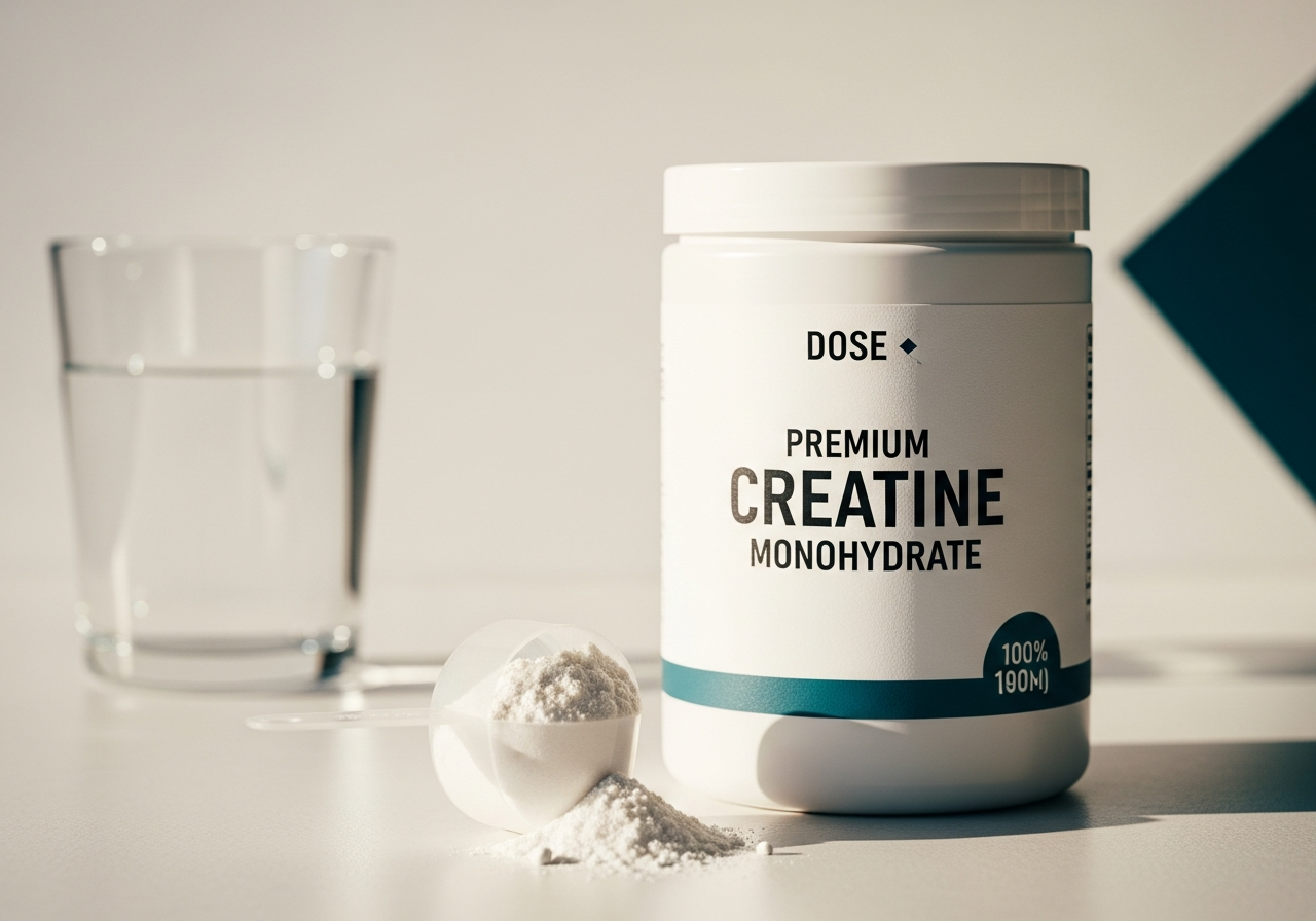Premium Kreatin Monohydrat Dose — laborgetestet, ohne Zusätze